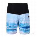 Badebekleidungs-Boardshorts 4-Wege-Stretch-Shorts mit Hawaii-Print